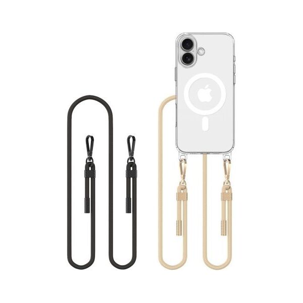 Tech-Protect TECH-PROTECT FLEXAIR CHAIN MAGSAFE IPHONE 16 BLACK & TAUPE
