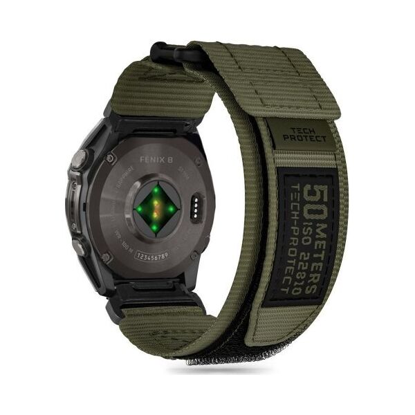 Tech-Protect TECH-PROTECT SCOUT PRO GARMIN FENIX 5X / 5X PLUS / 6X / 6X PRO / 7X / 8 (51 MM) MILITARY GREEN