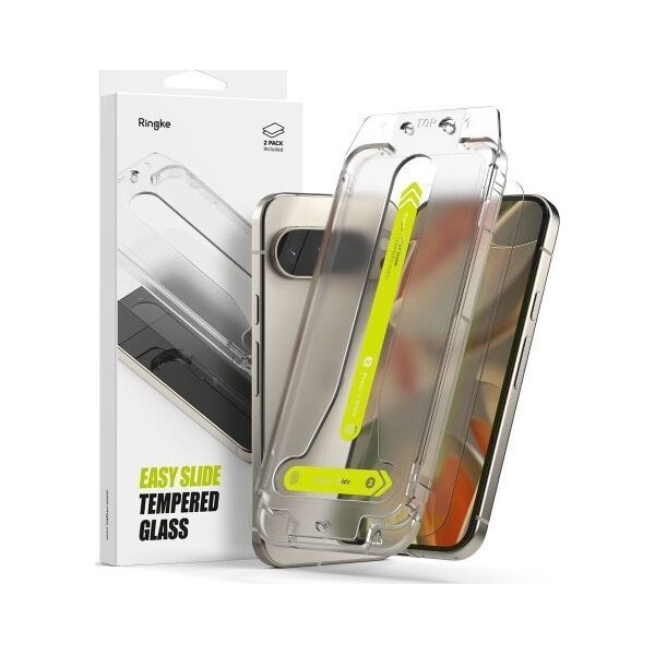 Ringke SZKŁO HARTOWANE RINGKE EASY SLIDE 2-PACK GOOGLE PIXEL 9 / 9 PRO CLEAR