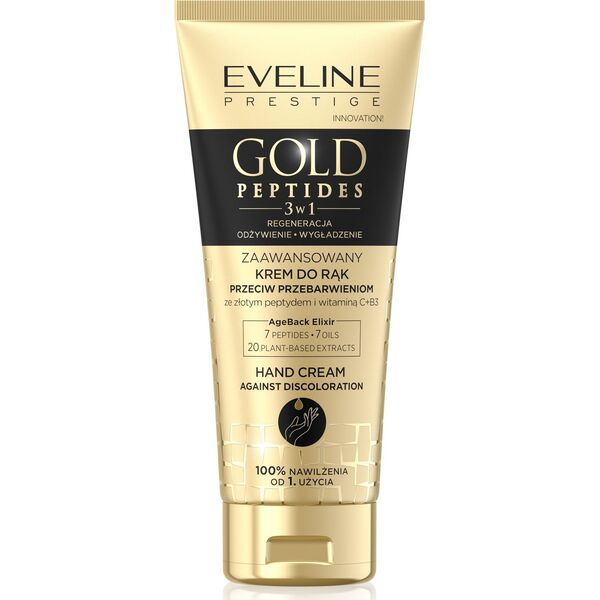 Eveline EVELINE Gold Peptides Zaawansowany Krem do rąk 3w1 - przeciw przebarwieniom 75 ml