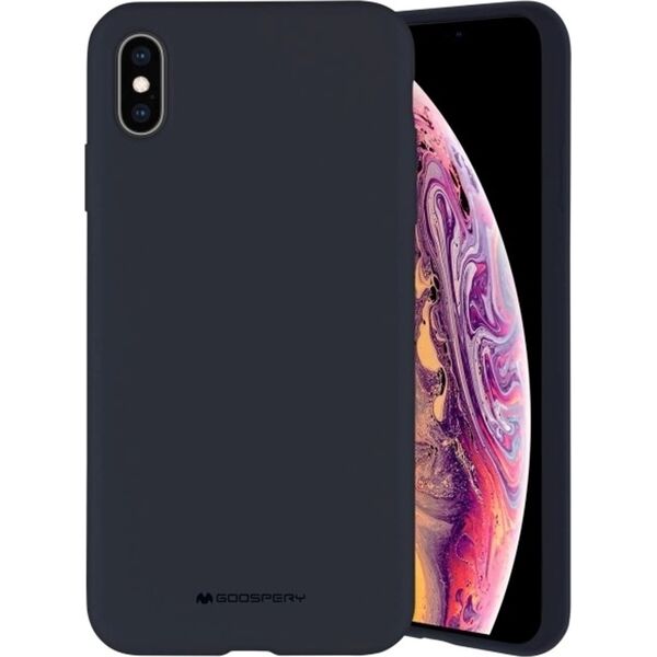 Mercury Mercury Silicone iPhone Xs Max granatowy /navy