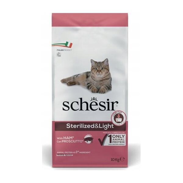 Agras Pet Foods SCHESIR Sterilized z szynką 10kg