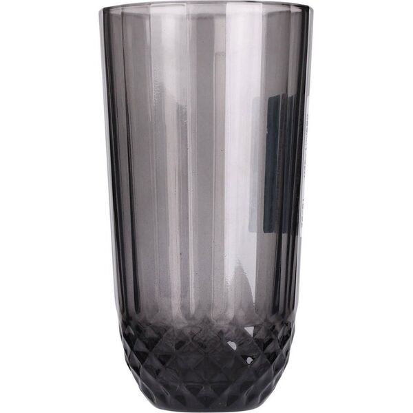 Excellent Houseware Szklanka z szarego szkła, 345 ml