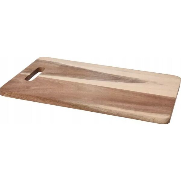 Deska do krojenia Excellent Houseware Deska do krojenia drewniana akcja WOOD, 36 x 23 x 1 cm