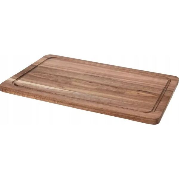 Deska do krojenia Excellent Houseware Deska do krojenia drewniana akcja WOOD, 37 x 25 x 1,6 cm