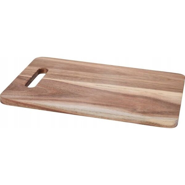 Deska do krojenia Excellent Houseware Deska do krojenia drewniana akcja WOOD, 30 x 20 x 1 cm