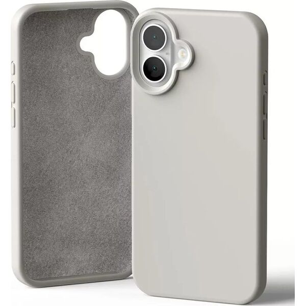 Mercury Mercury Silicone iPhone 16 Plus 6,7" kamienny/stone