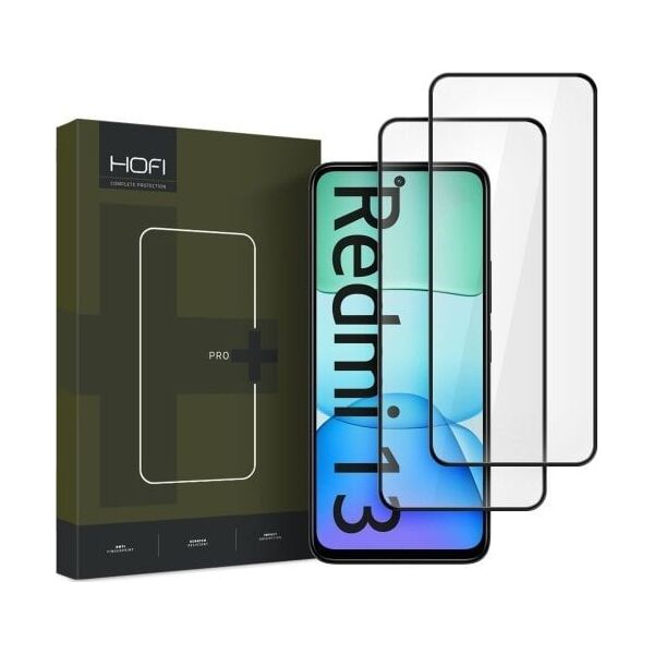 Hofi SZKŁO HARTOWANE HOFI GLASS PRO+ 2-PACK XIAOMI REDMI 13 BLACK