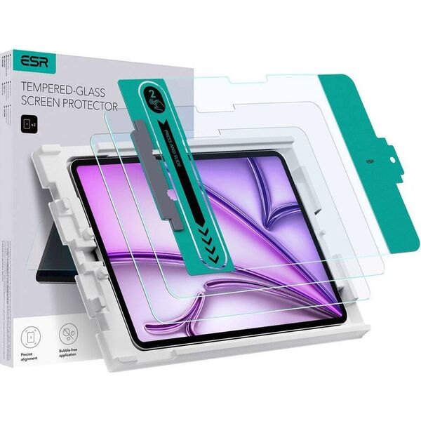 ESR SZKŁO HARTOWANE ESR TEMPERED GLASS 2-PACK IPAD AIR 13 2024 CLEAR