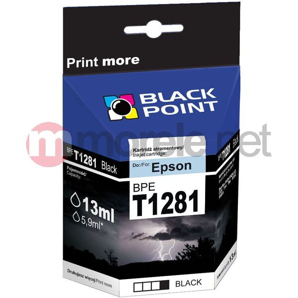Tusz Black Point tusz BPET1281 / C13T12814010 (black) 400156 5907625614245