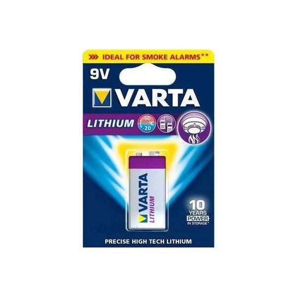 Varta Bateria Professional Lithium 9V Block 1200mAh 1 szt. 406800 4008496675265
