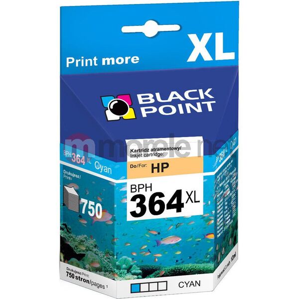 Tusz Black Point tusz BPH364XLC / CB323EE nr 364XL (cyan) 428487 5907625613637