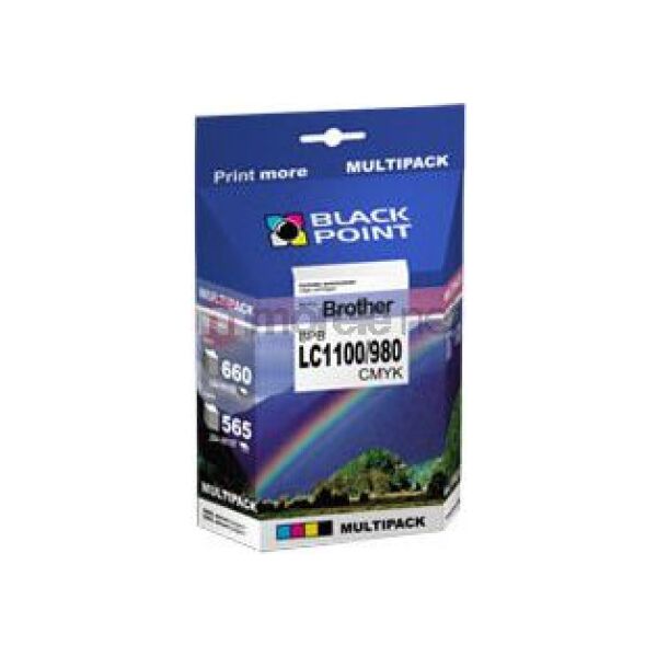 Tusz Black Point tusze BPBLC1100 / 980CMYK (cyan, magenta, yellow, black) 441005 5907625617116