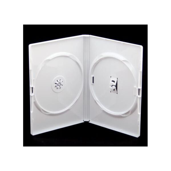 Amaray PUDEŁKO DVD 14MM 2 Biały SIDE-BY-SIDE 654896 5907595413770
