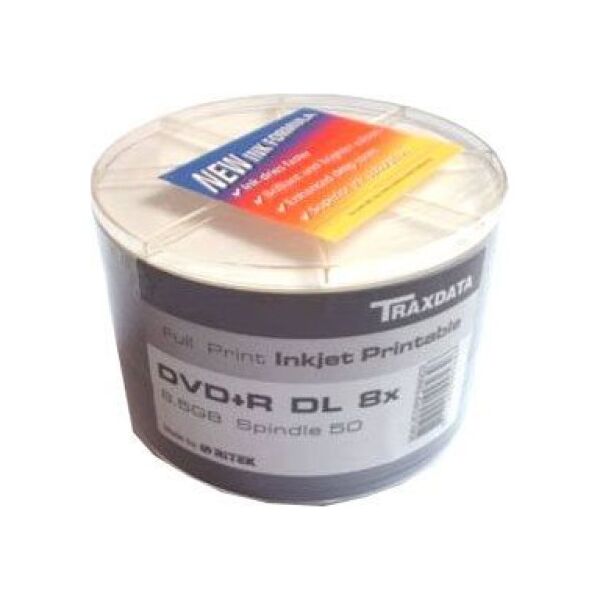 Traxdata DVD+R DL 8.5 GB 8x 50 sztuk (906OEDRPSN005) 654915 8717202991402
