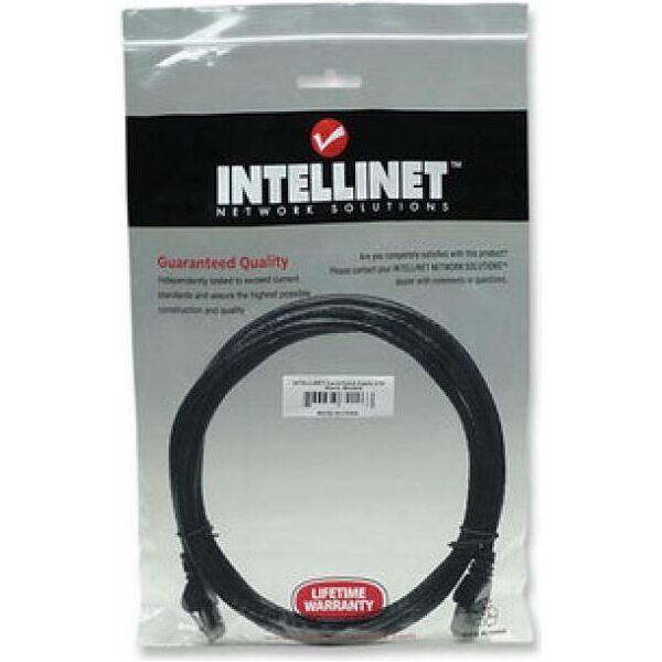 Intellinet Network Solutions Intellinet patch cord RJ45 kat. 6 UTP 5m Czarny (343350) 655441 766623343350
