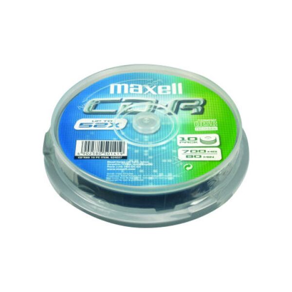Maxell CD-R 700 MB 52x 10 sztuk (624027.00.CN) 693230 4902580501419