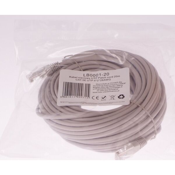 Libox UTP 30m CAT.5E UTP 4x2x26 AWG 702895 5901811400339