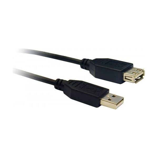 Kabel USB Libox USB-A - USB-A 1.8 m Czarny (LB0015) 702903 5901811400490