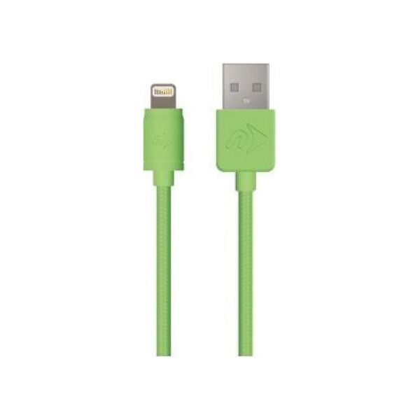 Kabel USB OWC USB-A - Lightning 1 m Zielony (NWTCBLUSBL1MGN) 650835 811643014022