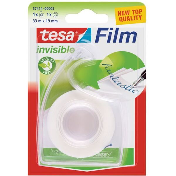 Tesa Taśma biurowa tesafilm® invisible 33m x 19mm + dyspenser Easy Cut (57414-00005-02) 708968 4042448035264