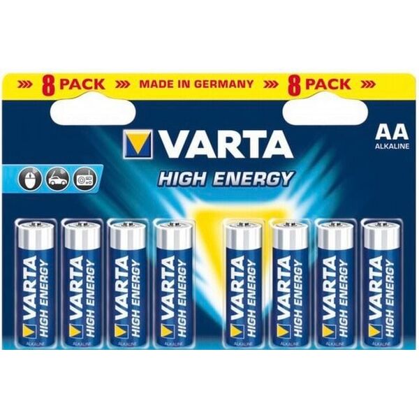 Varta Bateria High Energy AA / R6 8 szt. 776506 4008496559510