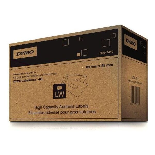 Dymo Etykieta do drukarek DYMO 4XL 89x28 (S0947410) 719390 3501170947418