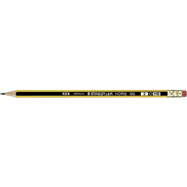 Staedtler Ołówek techniczny HB NORIS z gumką (ST1040) 710484 4007817106365