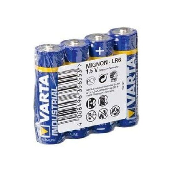 Varta Bateria Industrial AA / R6 4 szt. 774913 4008496356553