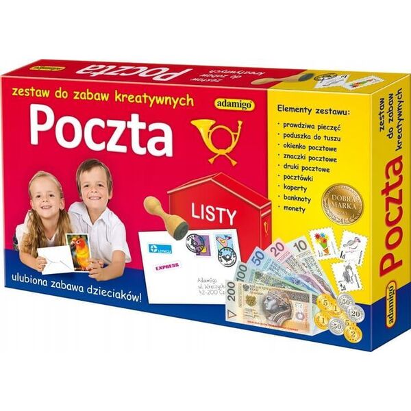 Adamigo Poczta - Zestaw do zabaw kreatywnych 801314 5902410003655