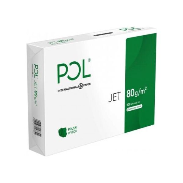International Paper Papier ksero PolJet A3 80g 500 arkuszy 852430 2010000148532