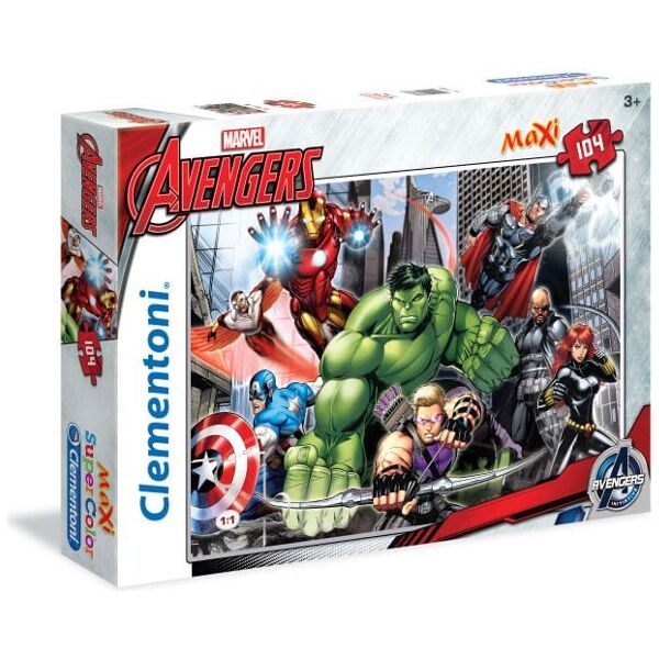 Clementoni Puzzle 104 elementów Maxi The Avengers 23688 793730 8005125236886