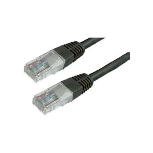 MediaRange Patchcord, U/UTP, Cat6, 2m, czarny (MRCS125) 792357 4260057128072