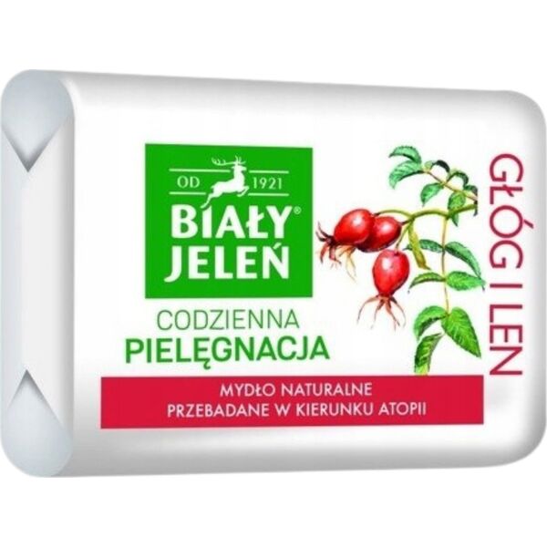 Biały Jeleń Mydło w kostce Premium z głogiem 100g 892023 5900133009411