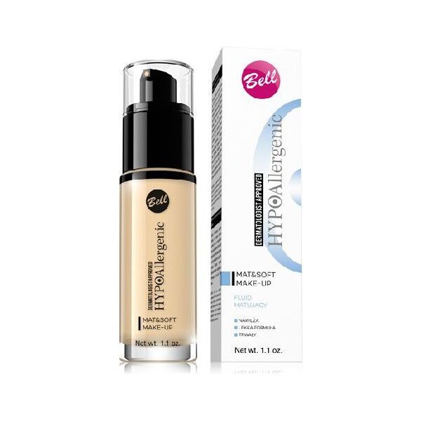 Bell Hypoallergenic Fluid matujący Mat & Soft nr 03 Sunny Beige 30g 932194 5902082504061