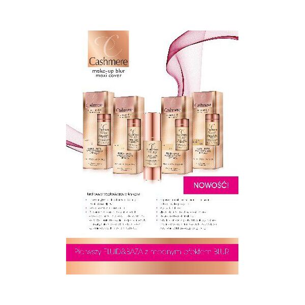 DAX Cosmetics Cashmere Fluid -baza wygładzająco-kryjąca nr 02 Nude 30ml 934416 5900525040428