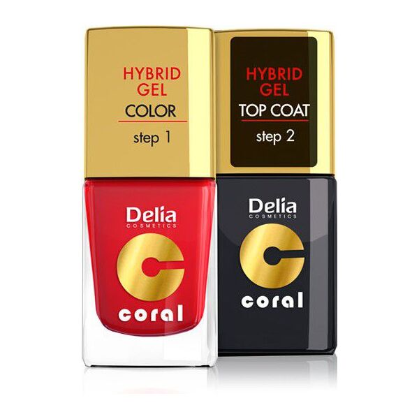 Delia Cosmetics Coral Hybrid Gel Emalia do paznokci nr 26 11ml 934465 5901350460757