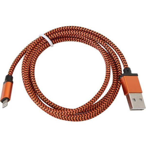 Kabel USB Platinet USB-A - 1 m Pomarańczowy (PUCFBIP1O) 929658 5907595433150