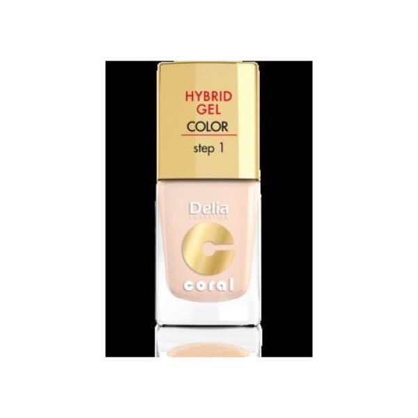 Delia Cosmetics Coral Hybrid Gel Emalia do paznokci nr 20 ivory 11ml 887439 5901350458167