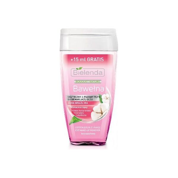 Bielenda Bio Plantacja Bawełna Płyn do demakijażu oczu 2-fazowy 125ml 889561 5902169006426