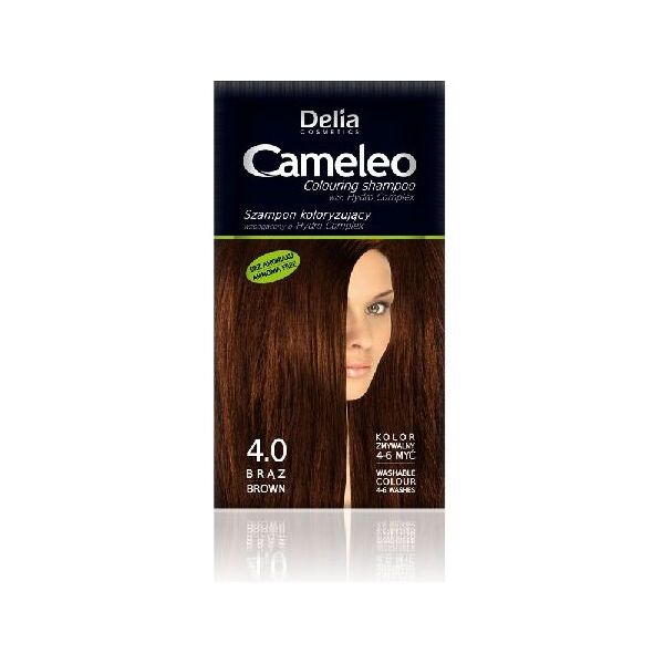 Delia Cosmetics Cameleo Szampon koloryzujący 4.0 brąz 889194 5906750890258