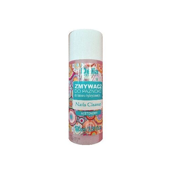 Delia Zmywacz do lakieru hybrydowego acetonowy 100ml 891285 5906750812595