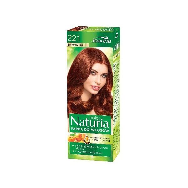 Joanna Naturia Color Farba do włosów nr 221-jesienny liść 150 g 889128 5901018057909
