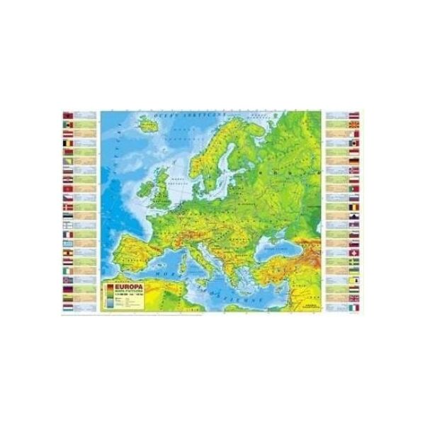 Derform Podkład oklejany Europa fizyczna (DERF.POEF) 920382 5901130004010
