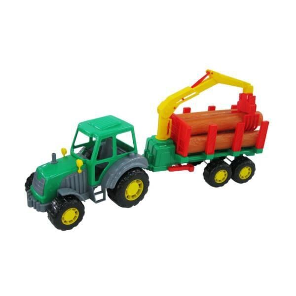 Polesie Traktor z naczepą z drewnem w siatce - 35370 902888 4810344035370