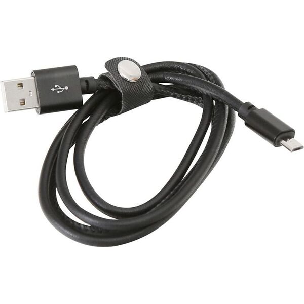 Kabel USB Platinet USB-A - microUSB 1 m Czarny (PUCL1B) 929663 5907595432924