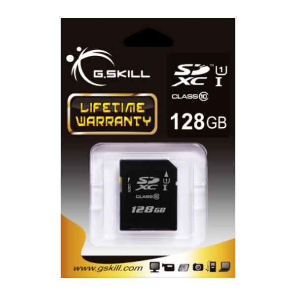 Karta G.Skill SDXC 128 GB + 128 GB Class 10 UHS-I  (FF-SDXC128GN-U1) 1082765 848354023401