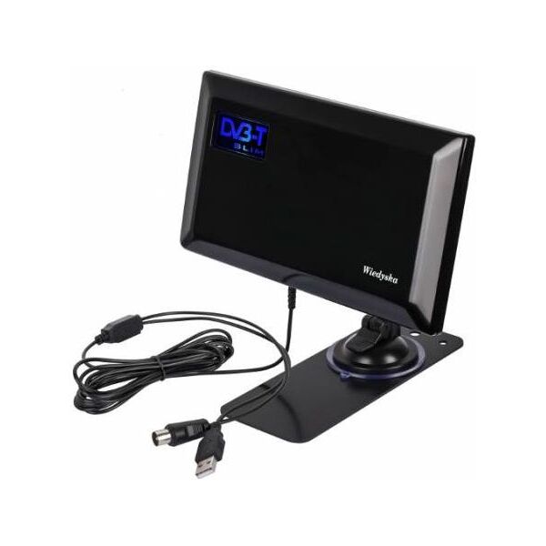 Antena RTV Pokojowa DVB-T Slim Wiedyska 1086958 5907176634150