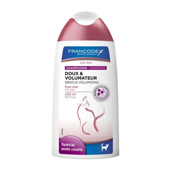 Francodex Szampon łagodny zwiększający objętość, dla kotów 250 ml 1104691 3283021724576