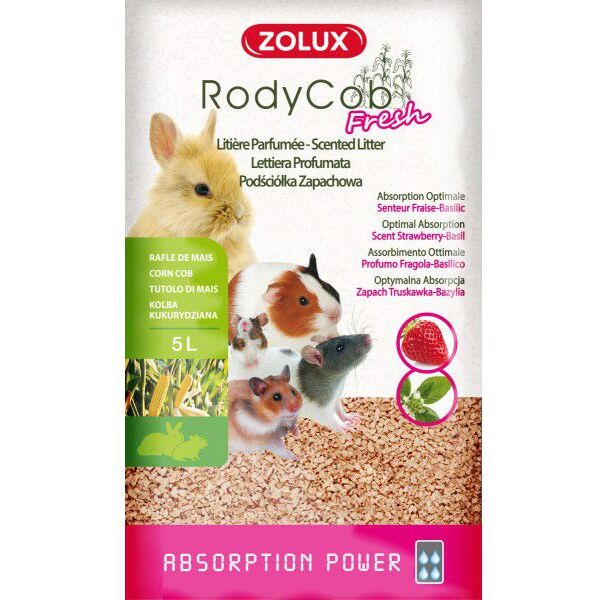 Zolux Podściółka roślinna RodyCob FRESH truskawka-bazylia 5 l 1107265 3336022122183